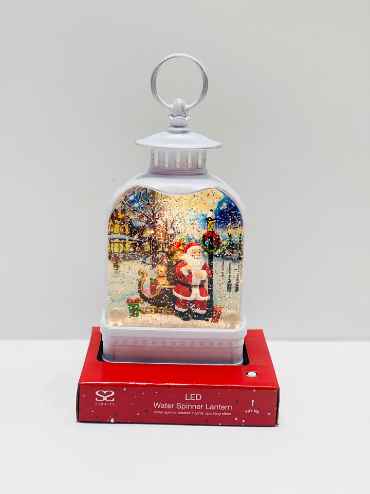 LED Santa spinner for Christmas decoration - Cool Britannia London