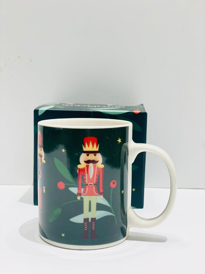 Nutcracker porcelain mug for christmas - Cool Britannia London