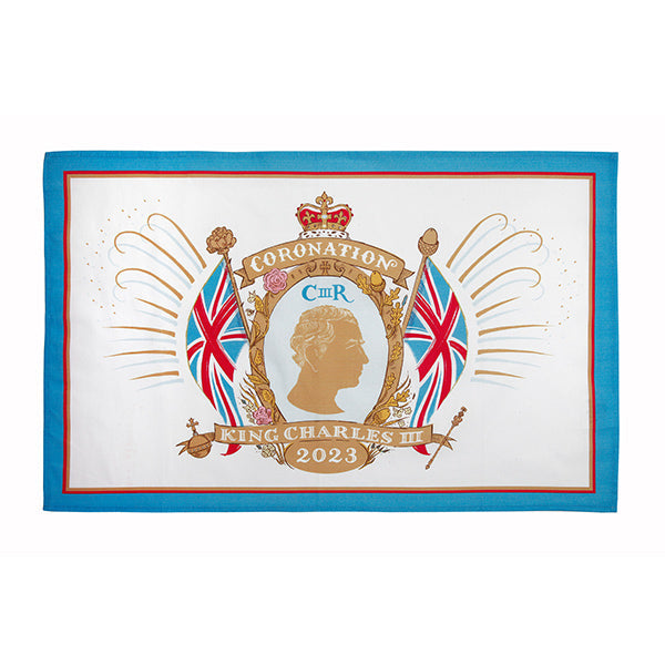 Alice Tait KC3 Coronation Crest Tea Towel