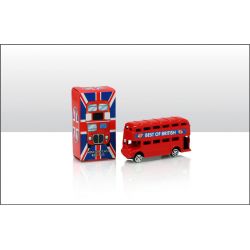 London Souvenir - Metal Baby London Red Bus