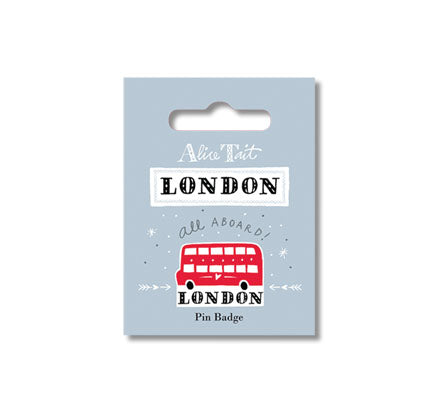 Alice Tait London Bus Pin Badge