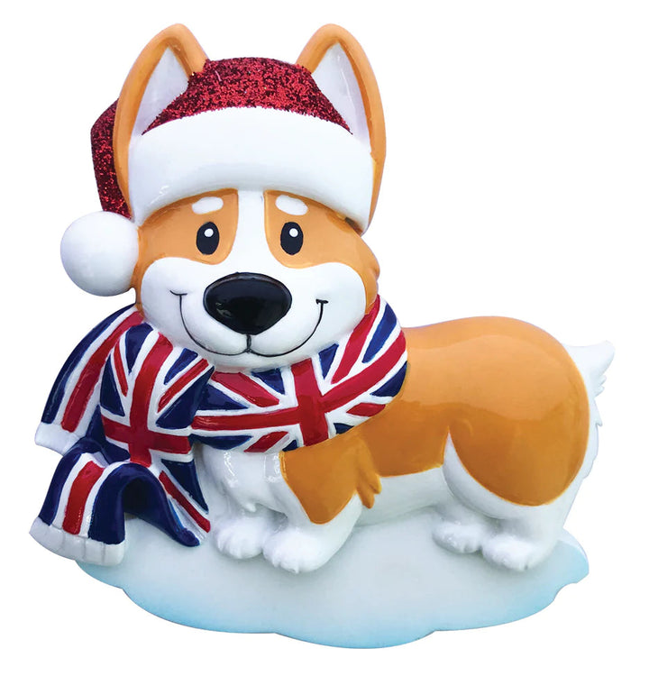 Corgi in Scarf - Cool Britannia London