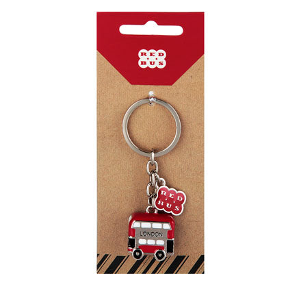 Red Bus 3D Bag Charm