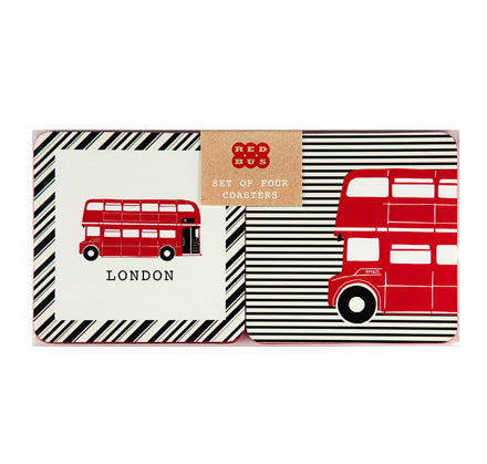Red Bus Coasters