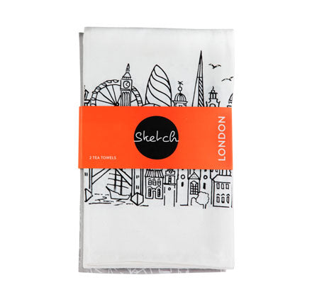 Sketch London Double Tea Towel Set